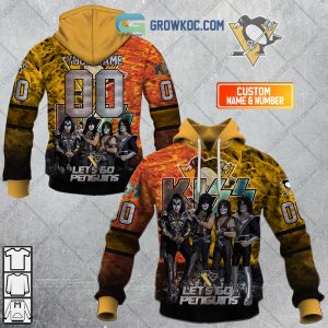 NHL Pittsburgh Penguins Personalized Special Retro Gradient Design Hoodie T-Shirt