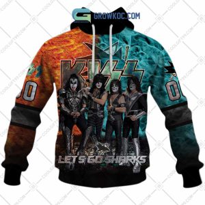 NHL San Jose Sharks Personalized Let’s Go With Kiss Band Hoodie T Shirt