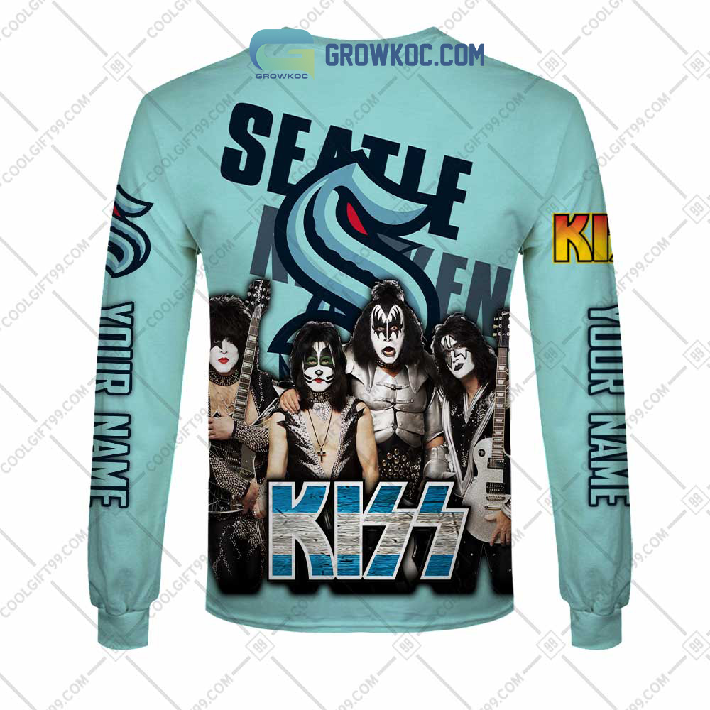 Custom Seattle Kraken ALL Star Sunset NHL Shirt Hoodie 3D - Bring