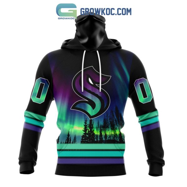 NHL Seattle Kraken Personalized Special Design With Northern Lights Hoodie T Shirt