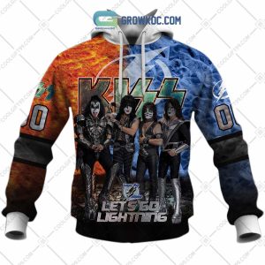 NHL Tampa Bay Lightning Personalized Let’s Go With Kiss Band Hoodie T Shirt