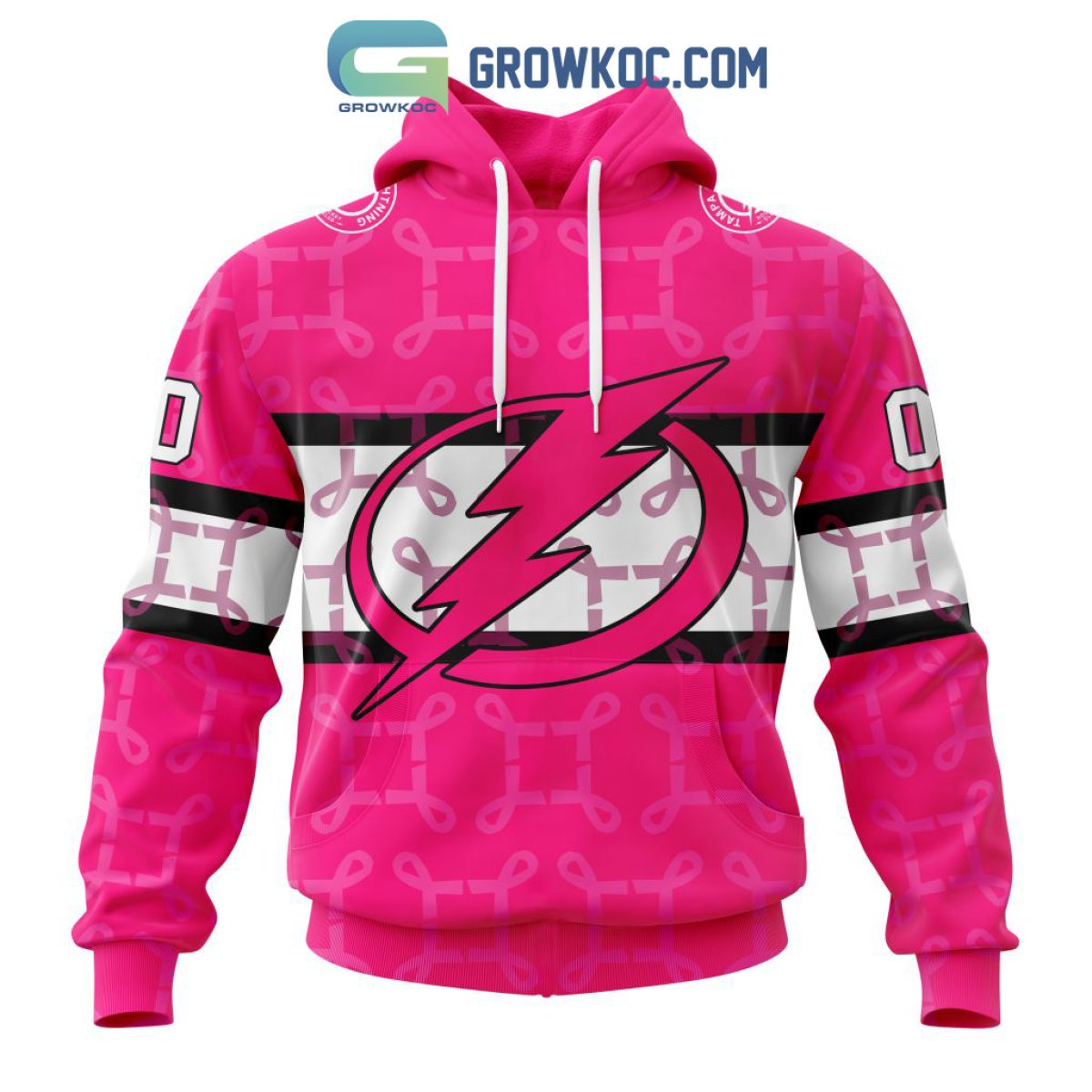 Personalized NHL Tampa Bay Lightning Crewneck Sweatshirt Special Pink  October Fight Breast Cancer Gift For Man