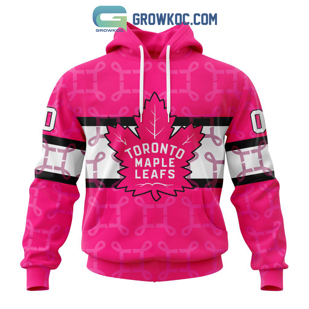 pink leafs jersey