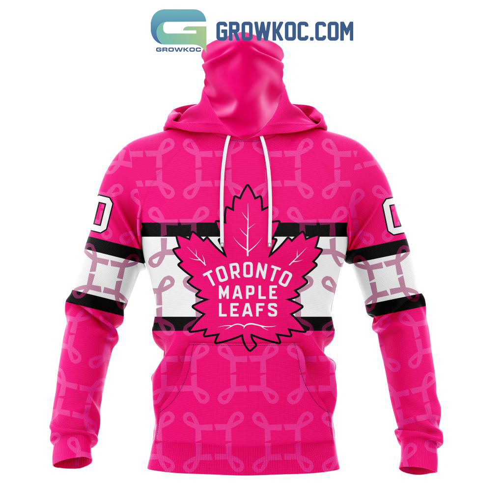 NHL Toronto Maple Leafs Personalized Special Design I Pink I Can In October We Wear Pink Breast Cancer Hoodie T Shirt