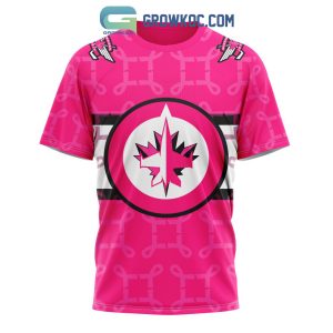 Winnipeg Jets Nhl Ice Hockey Sports Front Back Customized Text Number  Unisex T-Shirt – Teepital – Everyday New Aesthetic Designs