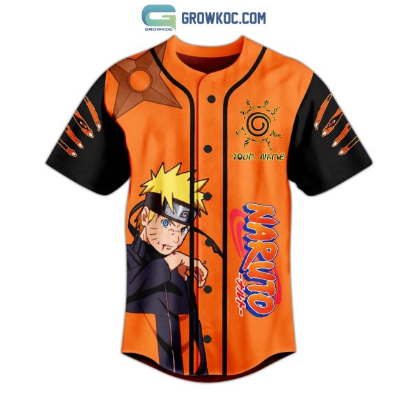 Naruto Japanese Manga Series Personalized Baseball Jersey