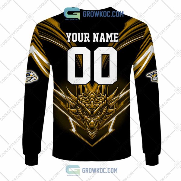 Nashville Predators NHL Personalized Dragon Hoodie T Shirt