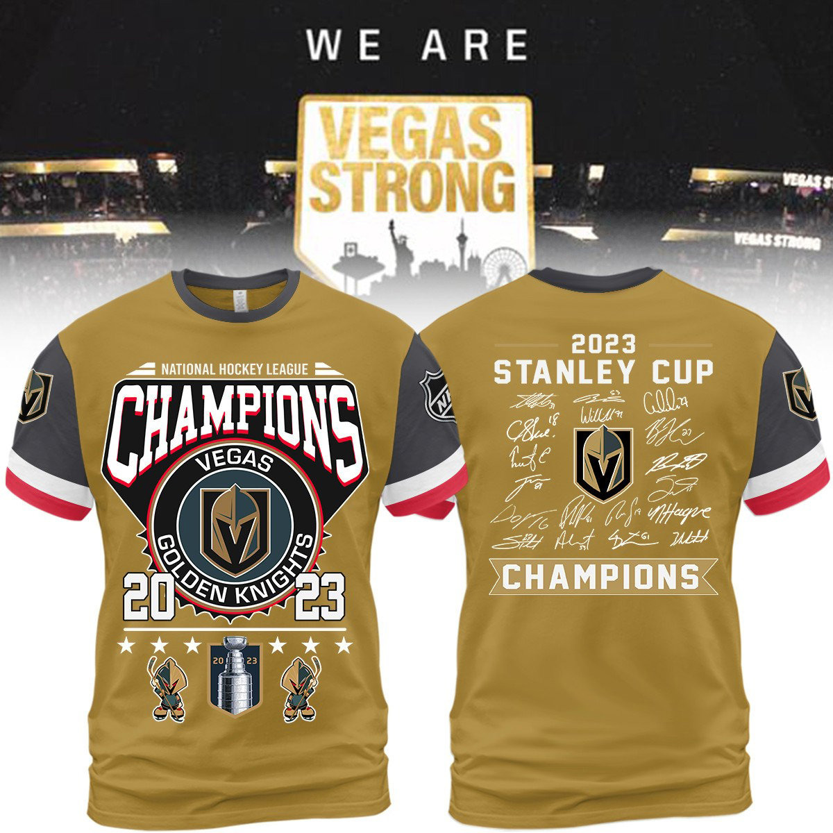 Vegas Golden Knights National Hockey League 2023 3D Shirt