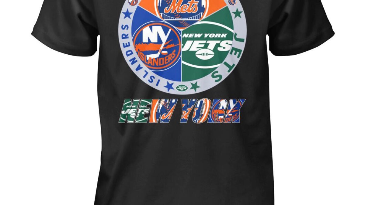 Original new York Knicks Mets Jets 3 teams sports circle logo