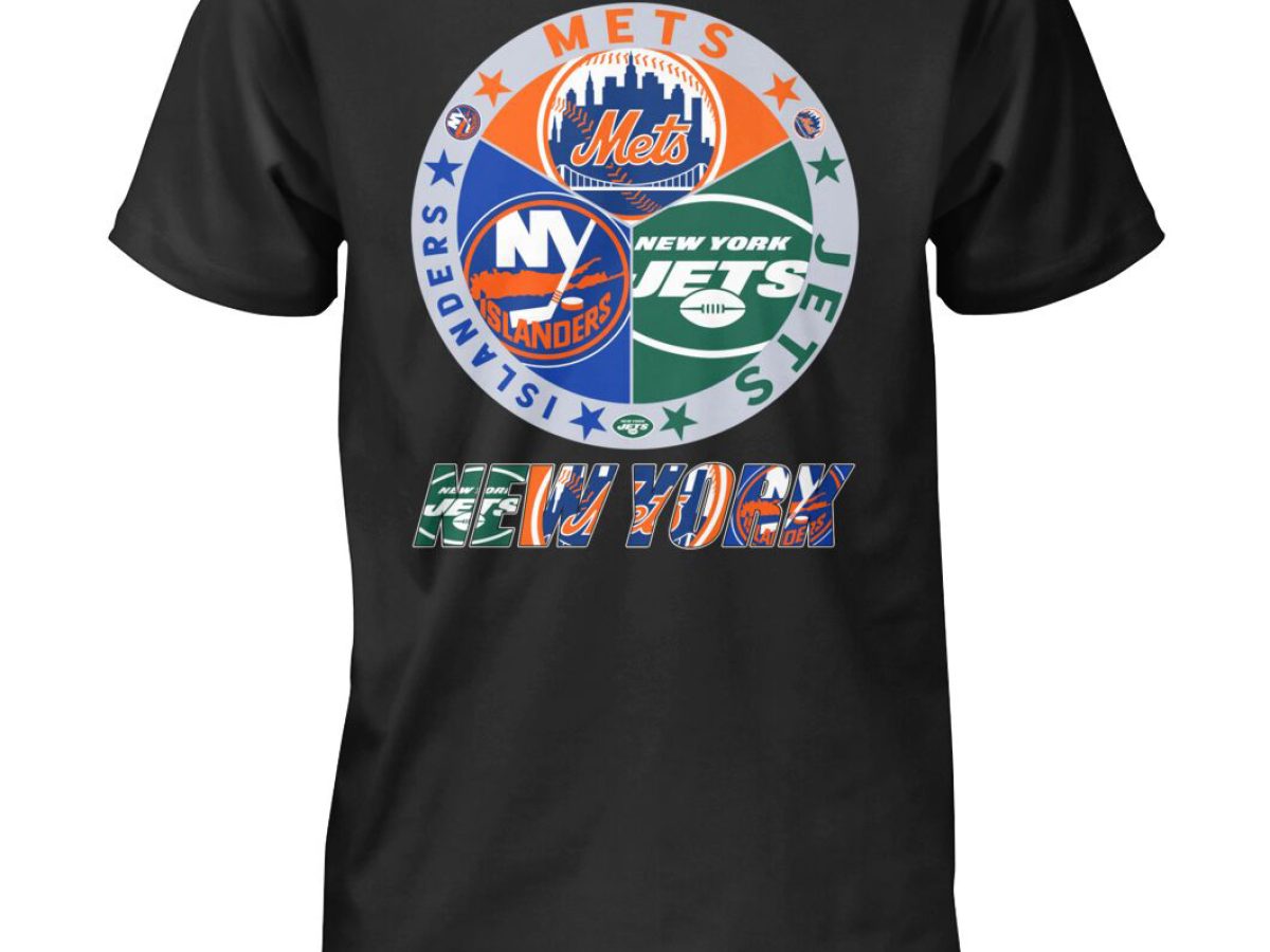 New York Sports Teams T-Shirt Giants Jets Yankees Mets Knicks Islanders  Unisex T