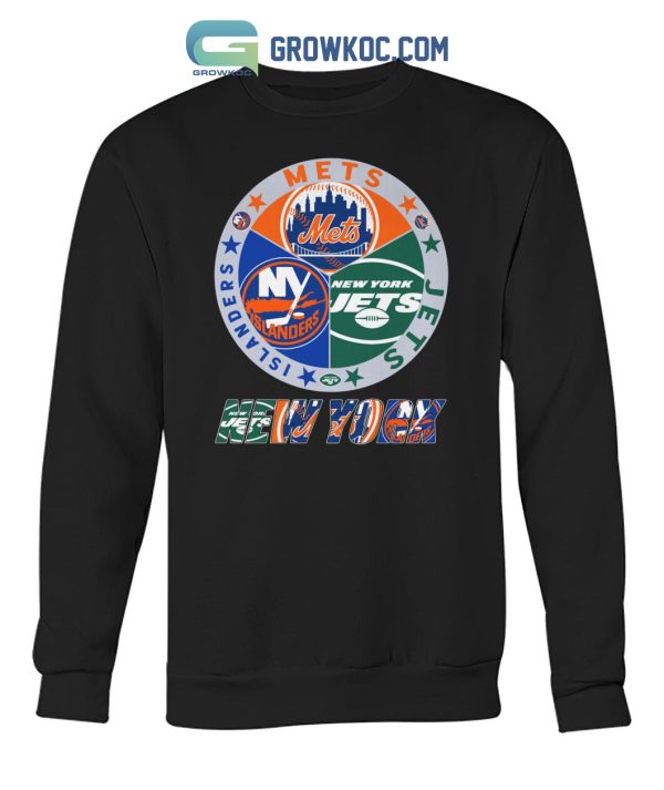 New York Mets Jets Islanders T Shirt
