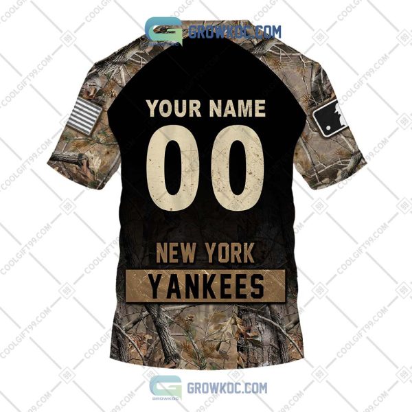 New York Yankees MLB Personalized Hunting Camouflage Hoodie T Shirt