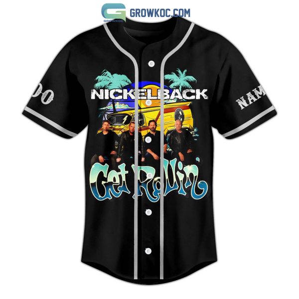 Nickelback Get Rollin Personalized Baseball Jersey