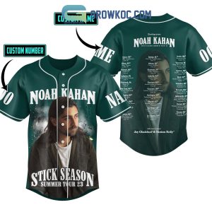 Noah Kahan Tour 2023 Stick Season Summer Baseball Jersey