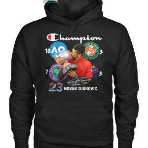 Novak Djokovic 23 Grand Slam Champion Shirt