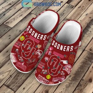Oklahoma Sooners 2023 Champions Red Design Crocs