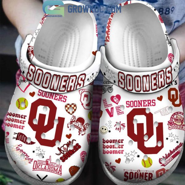 Oklahoma Sooners 2023 Champions White Design Crocs