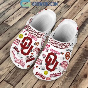 Oklahoma Sooners 2023 Champions White Design Crocs