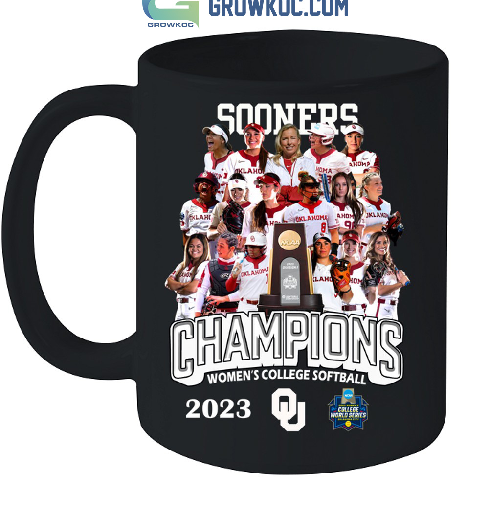 Oklahoma Sooners Champions Women's College Softball 2023 T Shirt