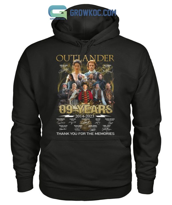 Outlander 09 Years 2014 2023 The Memories T Shirt