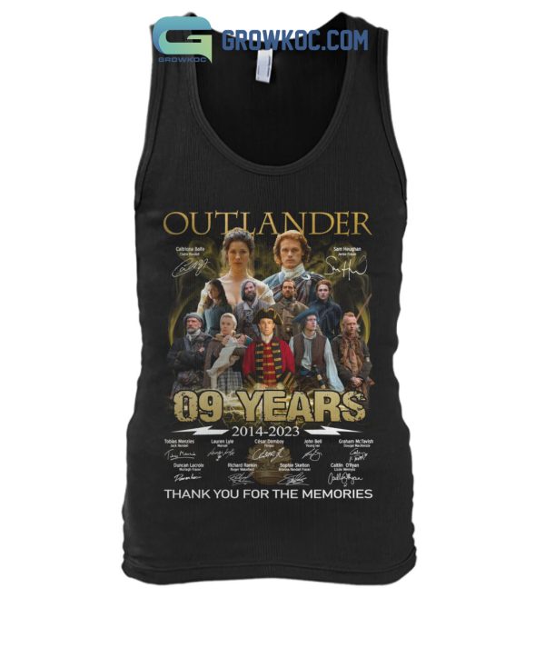 Outlander 09 Years 2014 2023 The Memories T Shirt