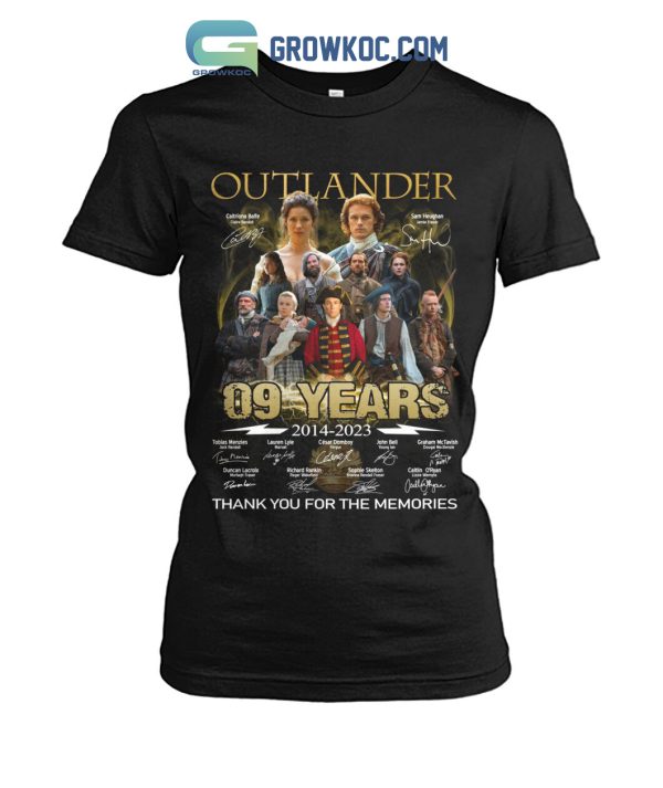 Outlander 09 Years 2014 2023 The Memories T Shirt