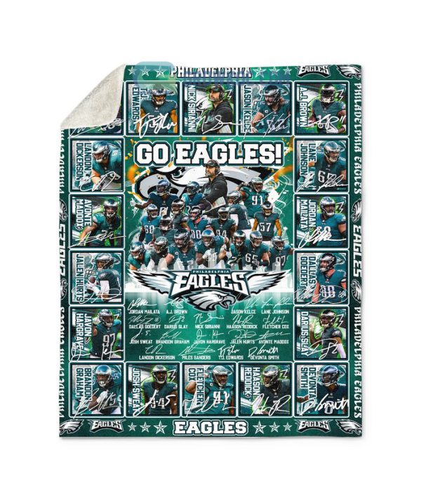 Philadelphia Eagles NFL Go Eagles Fleece Blanket Quilt