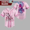Pink Summer Carnival 2023 Personalized Black Design Baseball Jersey