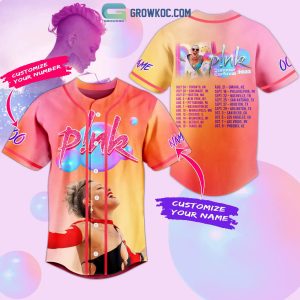 Pink Tour 2023 Summer Carnival Personalized Baseball Jersey
