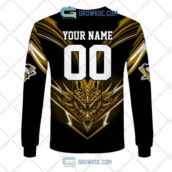 Pittsburgh Penguins NHL Personalized Dragon Hoodie T Shirt