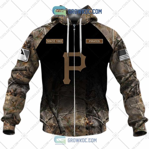 Pittsburgh Pirates MLB Personalized Hunting Camouflage Hoodie T Shirt