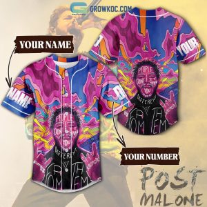 Post Malone People Don't Like It When You Are Different Personalized Baseball Jersey