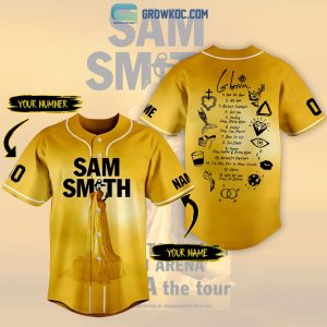 Sam Smith Gloria The Tour Personalized Baseball Jersey