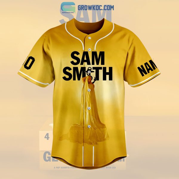 Sam Smith Gloria The Tour Personalized Baseball Jersey