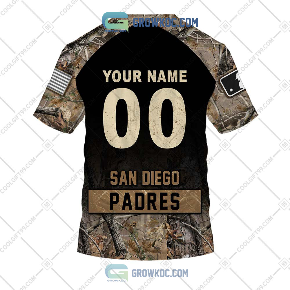 San Diego Padres MLB Personalized Hunting Camouflage Hoodie T Shirt