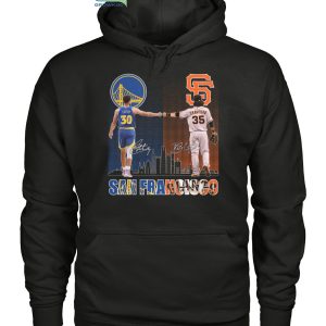 San Francisco Stephen Curry Golden State Warrios And Crawford Giants T Shirt