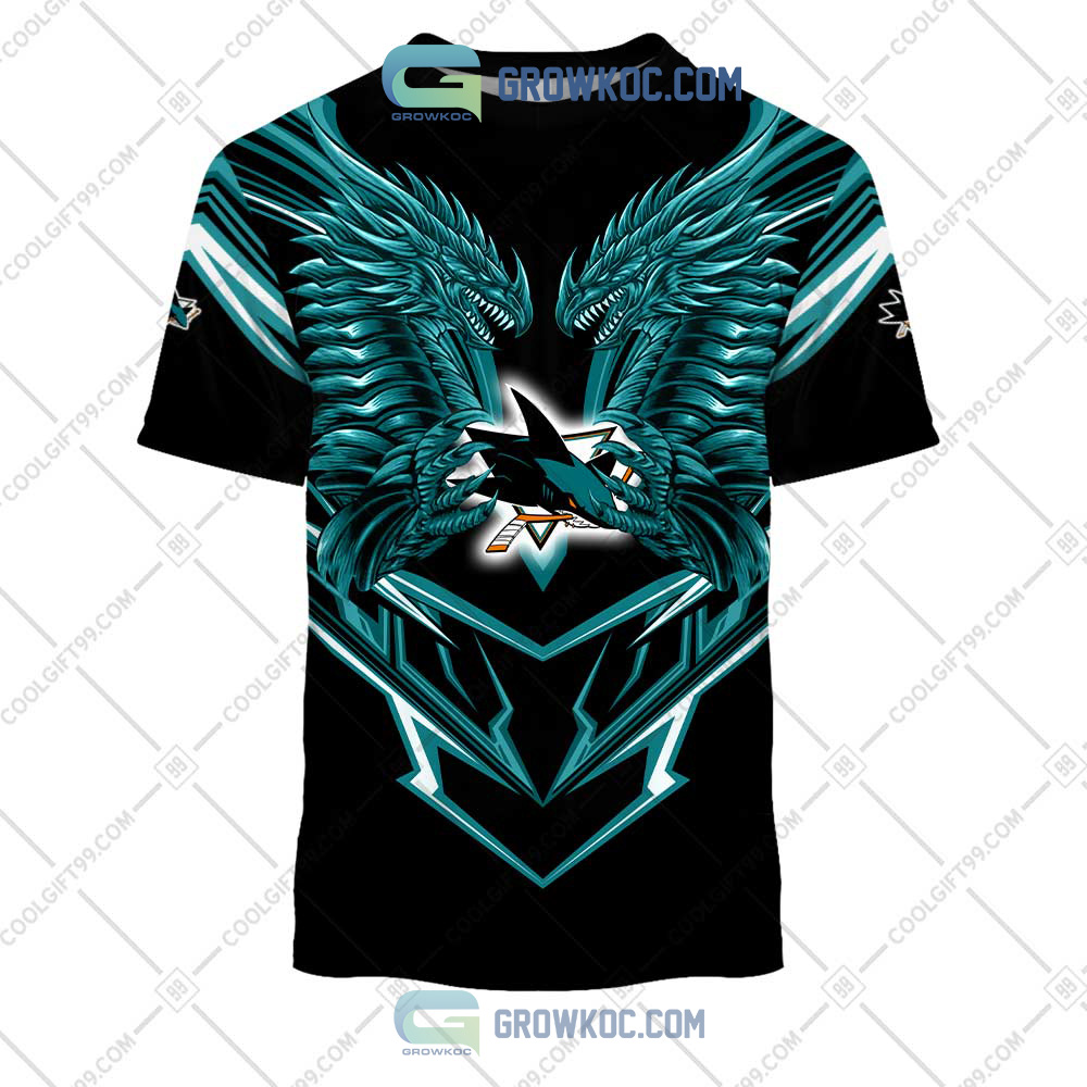 San Jose Sharks NHL Personalized Dragon Hoodie T Shirt