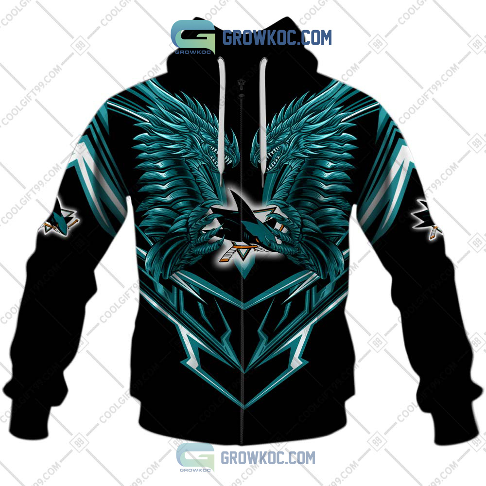 San Jose Sharks NHL Personalized Dragon Hoodie T Shirt
