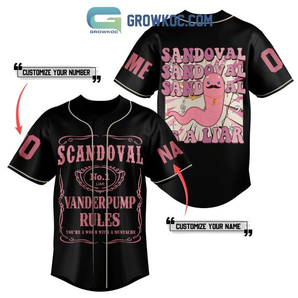 Scandoval No 1 Liar Vanderpump Rules Personalized Baseball Jersey