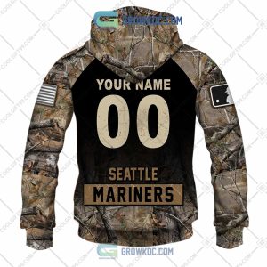 Seattle Mariners MLB Personalized Hunting Camouflage Hoodie T Shirt -  Growkoc