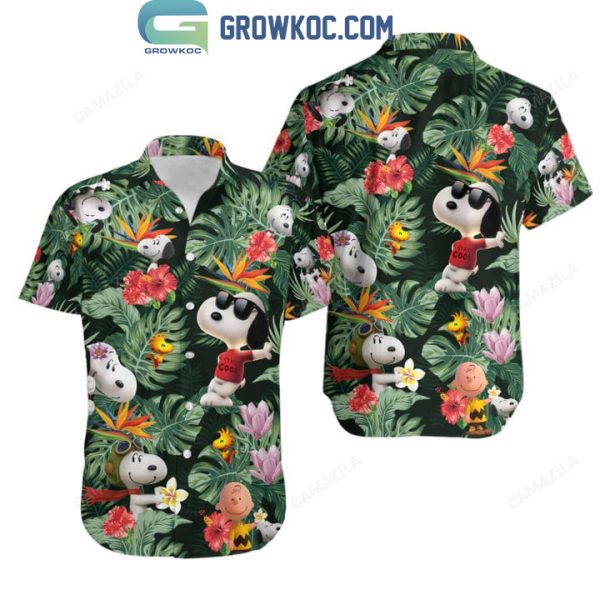 Snoopy Charlie Brown Cool Hawaiian Shirt