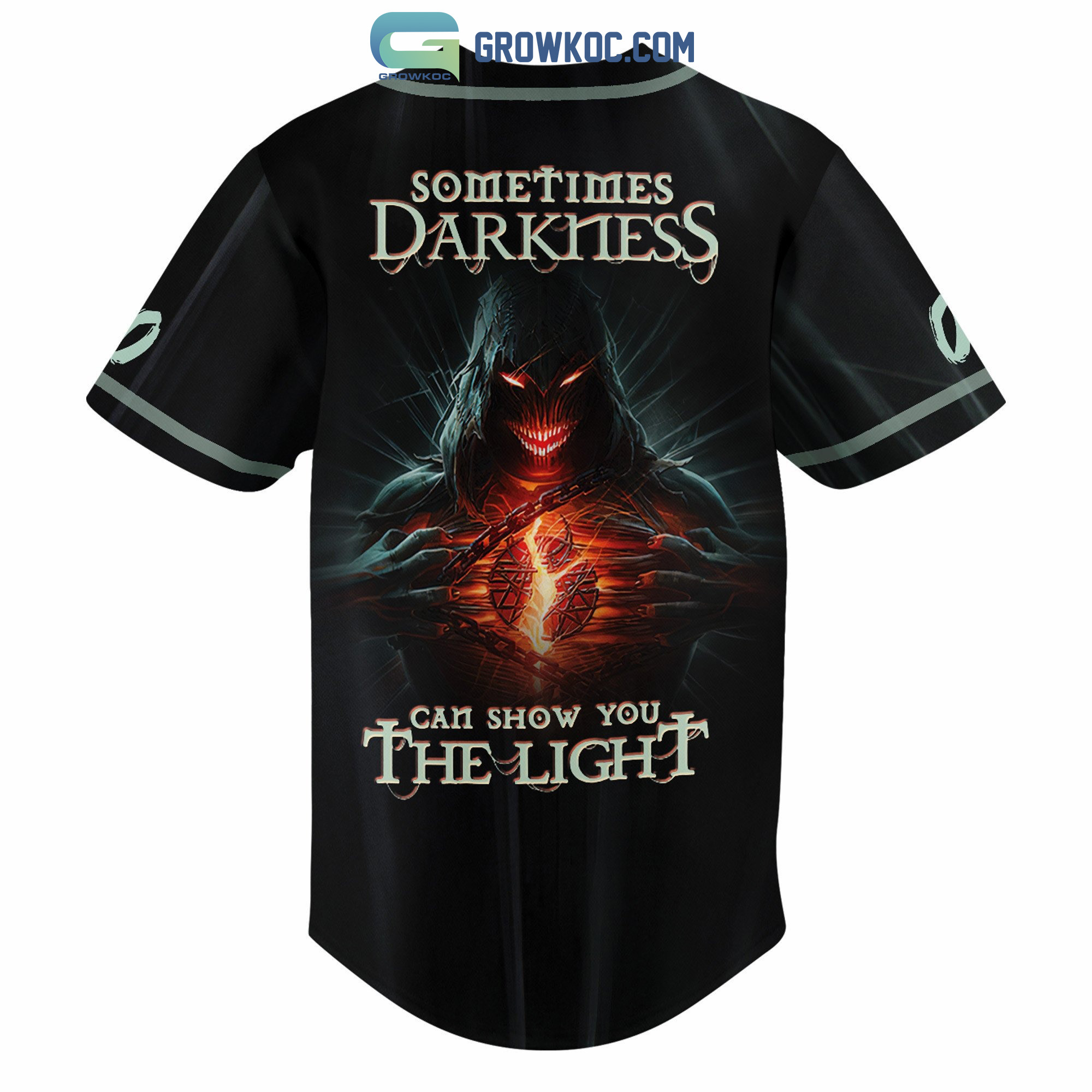 Sometimes Darkness Can Show You The Light Personalized Baseball Jersey