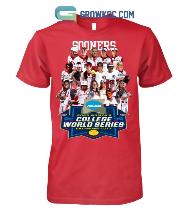 Sooners NCAA 2023 Women’s College World Series Softball T Shirt