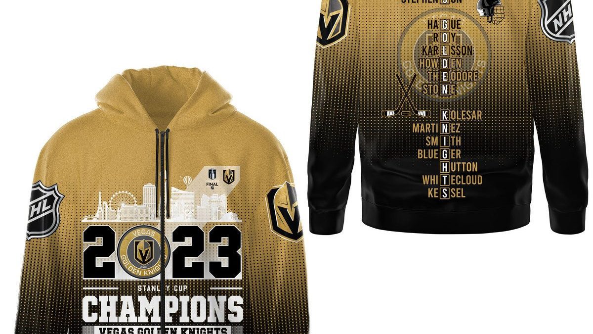 Vegas Golden Knights Champions Stanley Cup 2023 3D Hawaiian Sh For