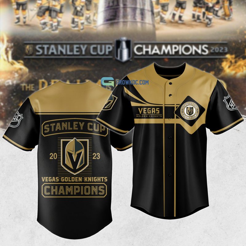 Vegas Golden Knights Champions of the Ice 2023 Stanley Cup Men Jersey -  Black - Bluefink
