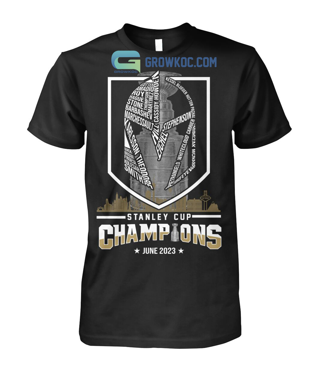 2023 NHL Stanley Cup Final Champions Las Vegas Golden Knights Jersey P