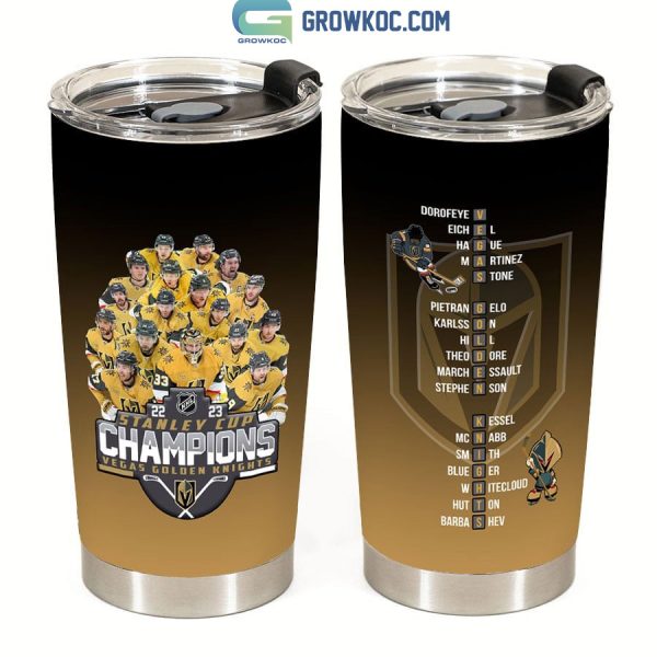 Stanley Cup Champions Super Team Vegas Golden Knights NHL Tumbler