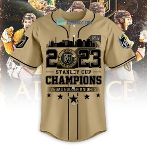 SALE] Vegas Golden Knights Stanley Cup Champions 2023 Black Signatures  Baseball Jersey - Beetrendstore Store