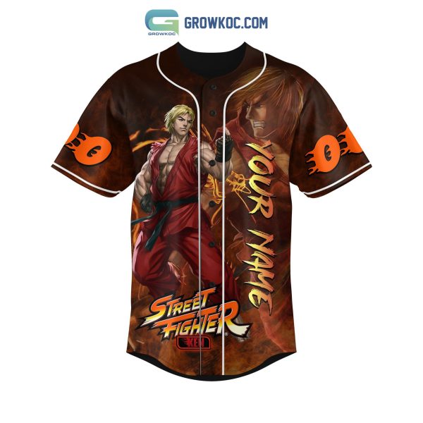 Street Fighter Capcom Personalized Baseball Jersey