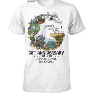 Studio Ghibli 38 Years Memories 1985 2023 T Shirt